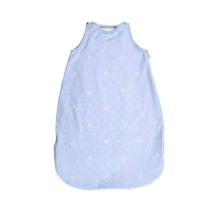 Sac de dormit de vara, 85 cm, 12-18 luni, bumbac ranforce, Bear Blue 1