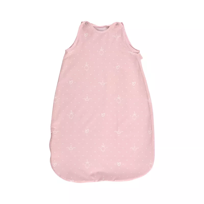 Sac de dormit de vara, 85 cm, 12-18 luni, bumbac ranforce, Bear Pink 1