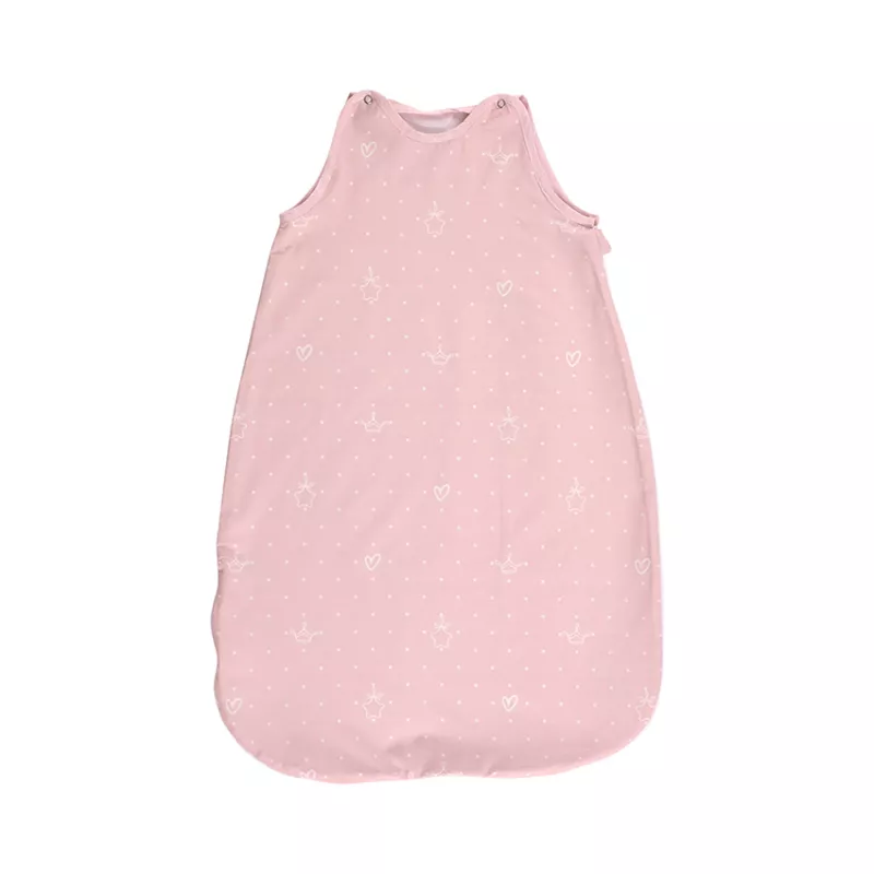 Sac de dormit de vara, 95 cm, 18-24 luni, bumbac ranforce, Bear Pink 1