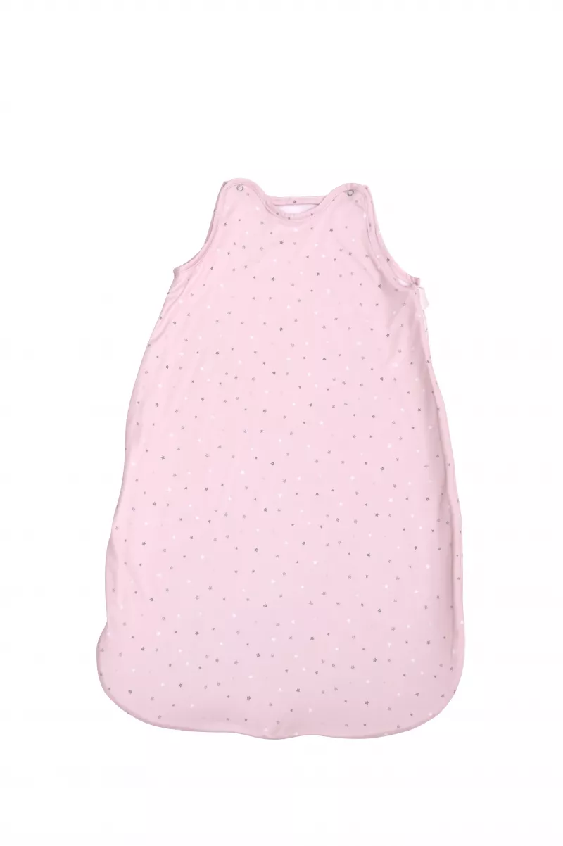 Sac de dormit de vara, 95 cm, bumbac ranforce Pink Sky 1