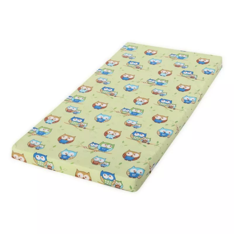 Saltea CLASSIC din spuma 60/120/9 cm, Bufnita Verde 1