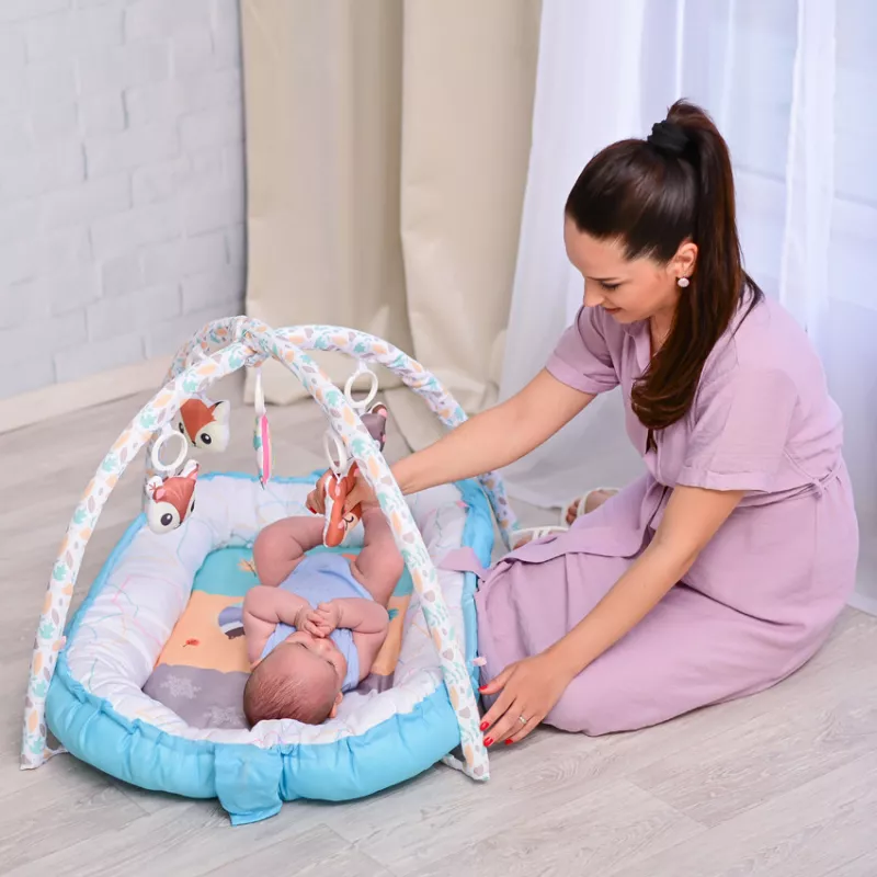 Saltea de activitate, Baby Nest, 97x66 cm, Pink 2