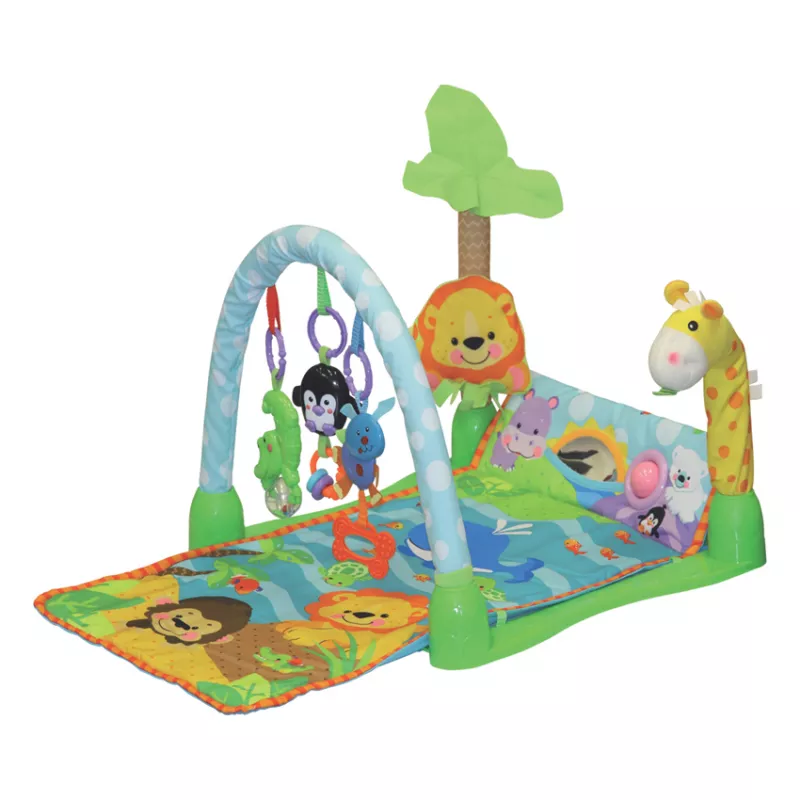 Saltea de activitate Gym Giraffe, Imprimeuri Colorate 1