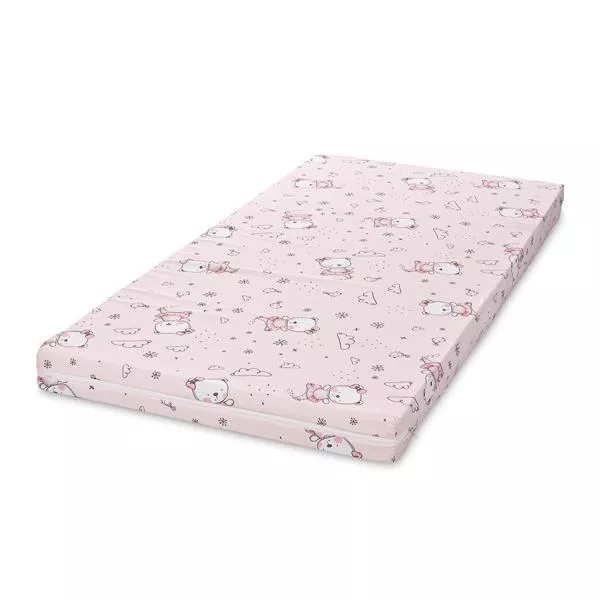 Saltea pat, Classic, 70 x 140 x 9 cm, spuma elastica, Pink Ballerina Bear 1