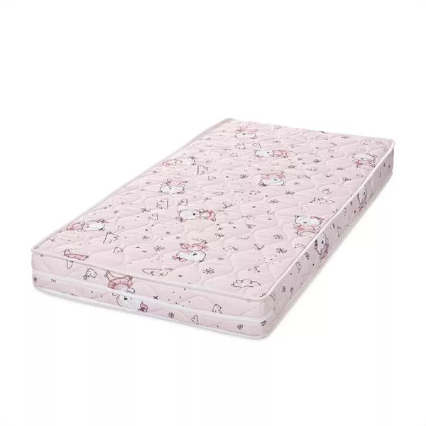 Saltea pat Relax, 60 x 120 x 10 cm, spuma elastica, Pink Ballerina Bear 1