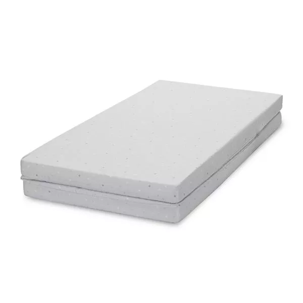 Saltea pliabila pentru tarc copii, Classic, 94 x 94 x 5 cm, din spuma, Sky Grey 1