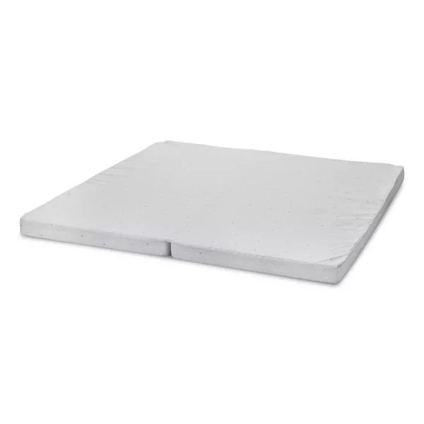 Saltea pliabila pentru tarc copii, Classic, 94 x 94 x 5 cm, din spuma, Sky Grey 2