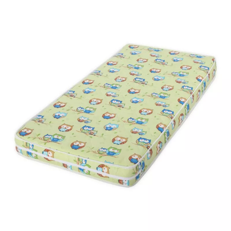 Saltea RELAX din spuma 60/120/12 cm, Bufnite Verde 1