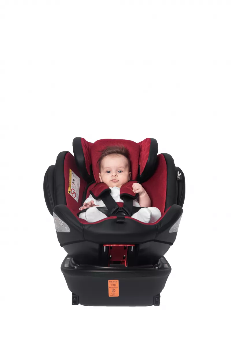 Scaun auto Aviator SPS, Isofix, baza rotativa 360 grade, de la 0 luni pana la 12 ani, 0-36 kg, Verde Iceberg 4