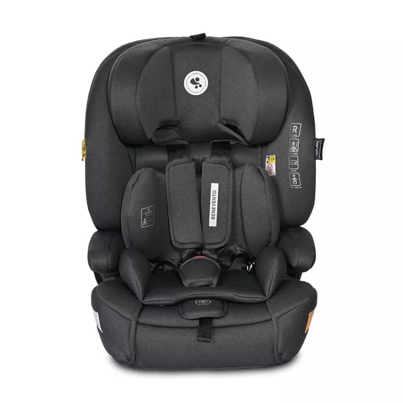 Scaun auto Benevento, Isofix, i-Size, 15 luni-12 ani, 76-150 cm, Negru Jasper 2