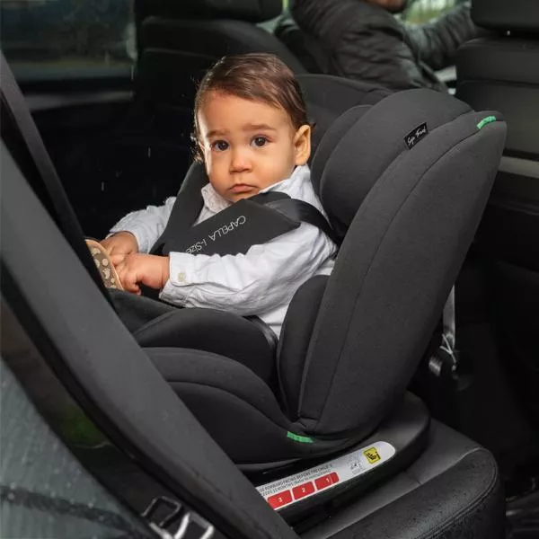 Scaun auto Capella, Isofix, i-Size, rotativ 360 grade, 0 Luni-12 Ani, 40-150 cm, Green 4