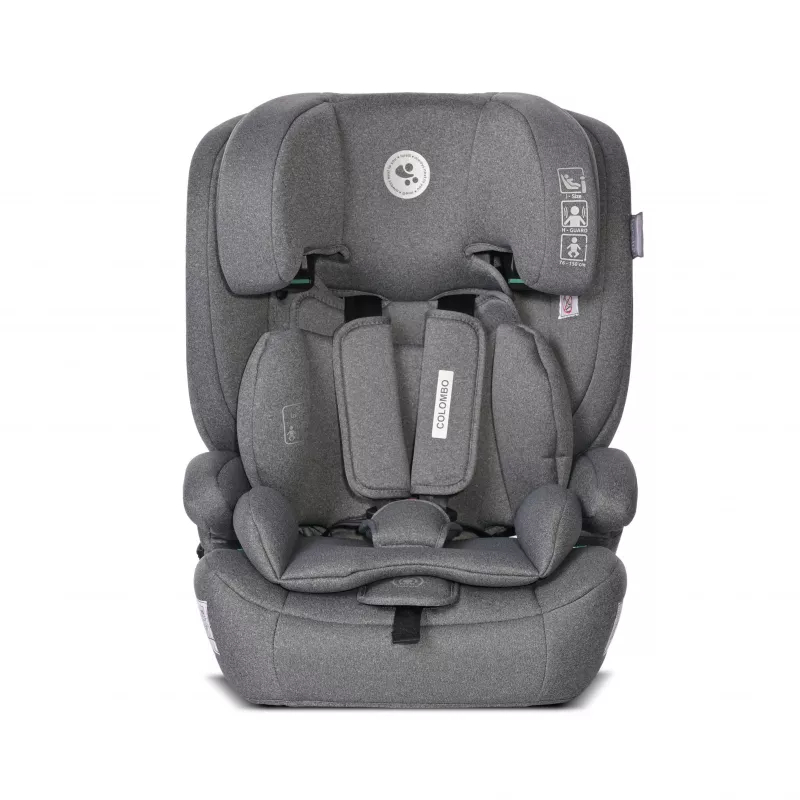 Scaun auto Colombo, i-Size, de la 15 luni pana la 12 ani, 76-150 cm, Gri 2