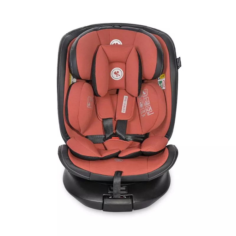 Scaun auto Estate, isofix, cu picior de sprijin, baza rotativa 360 grade, de la 0 luni pana la 12 ani, 40-150 cm, Ginger 2
