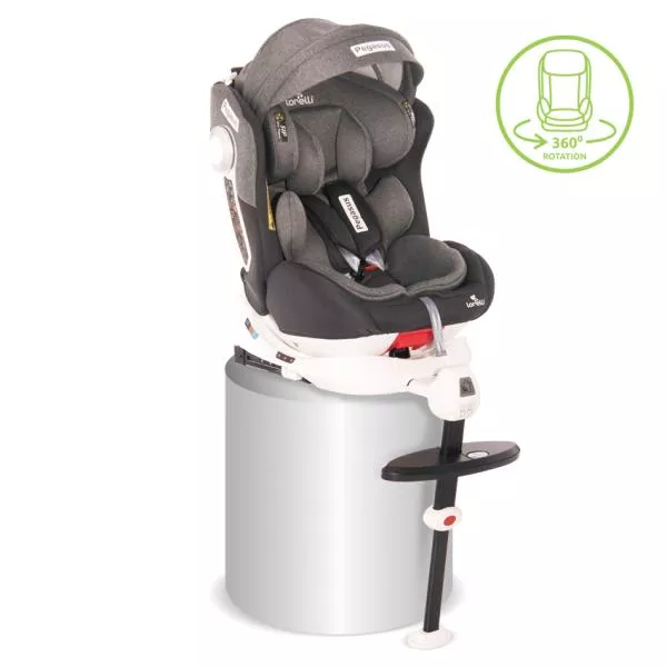 Scaun auto Pegasus, Isofix, rotativ 360 grade, Dark & Light Grey 1