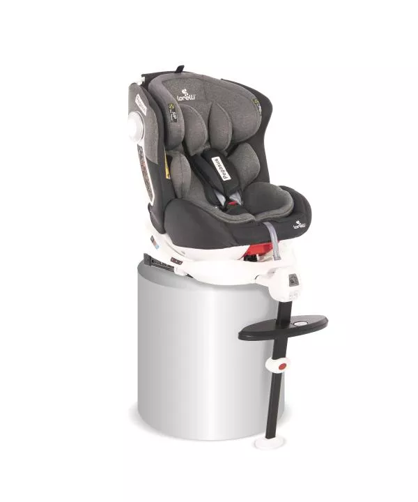 Scaun auto Pegasus, Isofix, rotativ 360 grade, Dark & Light Grey 2