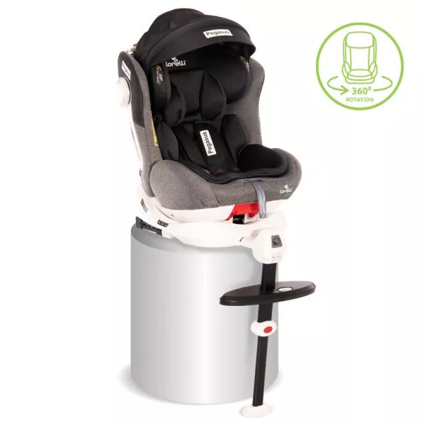 Scaun auto, Pegasus, Isofix, rotativ 360 grade, Light & Dark Grey 1