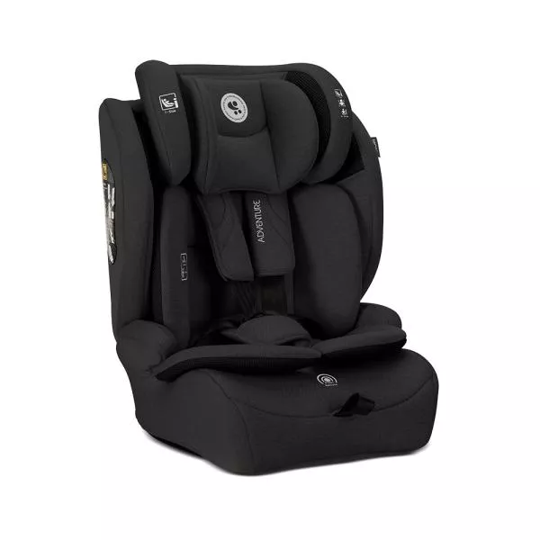 Scaun auto pentru copii, Adventure, i-Size, tetiera reglabila, 15 Luni-12 Ani, 76-150 cm, Black 2