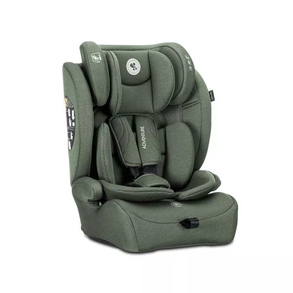 Scaun auto pentru copii, Adventure, i-Size, tetiera reglabila, 15 Luni-12 Ani, 76-150 cm, Green 2