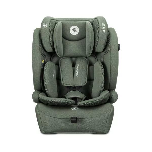 Scaun auto pentru copii, Adventure, i-Size, tetiera reglabila, 15 Luni-12 Ani, 76-150 cm, Green 3