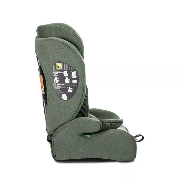 Scaun auto pentru copii, Adventure, i-Size, tetiera reglabila, 15 Luni-12 Ani, 76-150 cm, Green 6