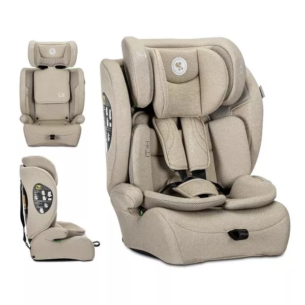 Scaun auto pentru copii, Adventure, i-Size, tetiera reglabila, 15 Luni-12 Ani, 76-150 cm, Beige 1