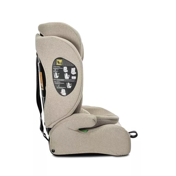 Scaun auto pentru copii, Adventure, i-Size, tetiera reglabila, 15 Luni-12 Ani, 76-150 cm, Beige 6