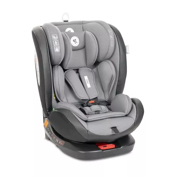 Scaun auto pentru copii, Ares, i-Size, Isofix, anti rebound bar, rotativ, 40-150 cm, 0 luni-12 ani, Grey 1