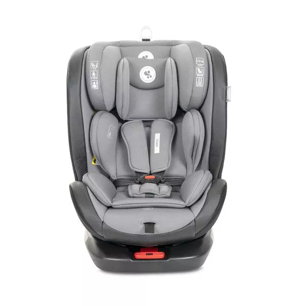 Scaun auto pentru copii, Ares, i-Size, Isofix, anti rebound bar, rotativ, 40-150 cm, 0 luni-12 ani, Grey 2