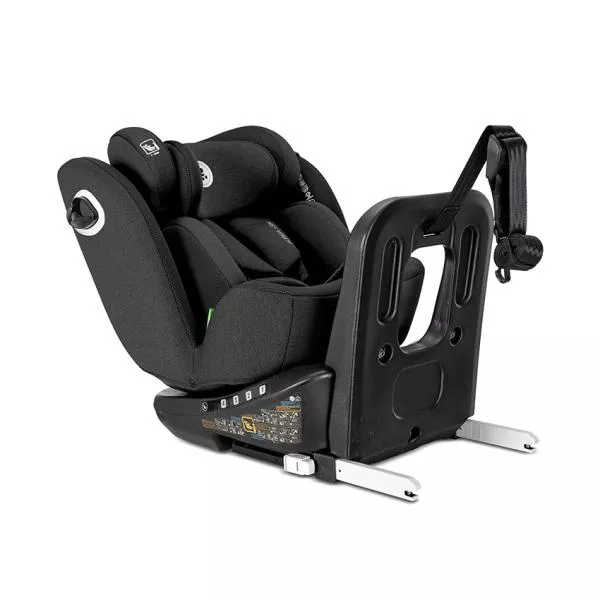 Scaun auto pentru copii, Auriga, i-Size, Isofix, anti rebound bar, rotativ 360, SPS, 0 luni-12 ani, 40-150 cm, Black 2