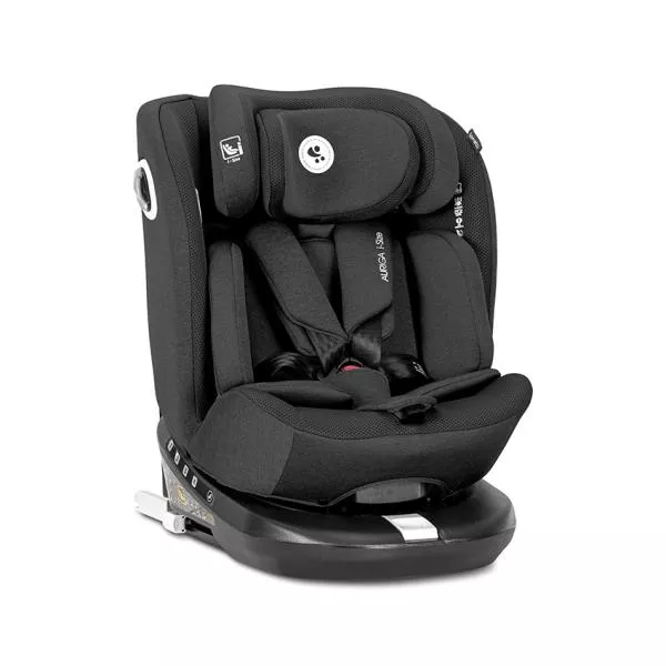 Scaun auto pentru copii, Auriga, i-Size, Isofix, anti rebound bar, rotativ 360, SPS, 0 luni-12 ani, 40-150 cm, Black 3