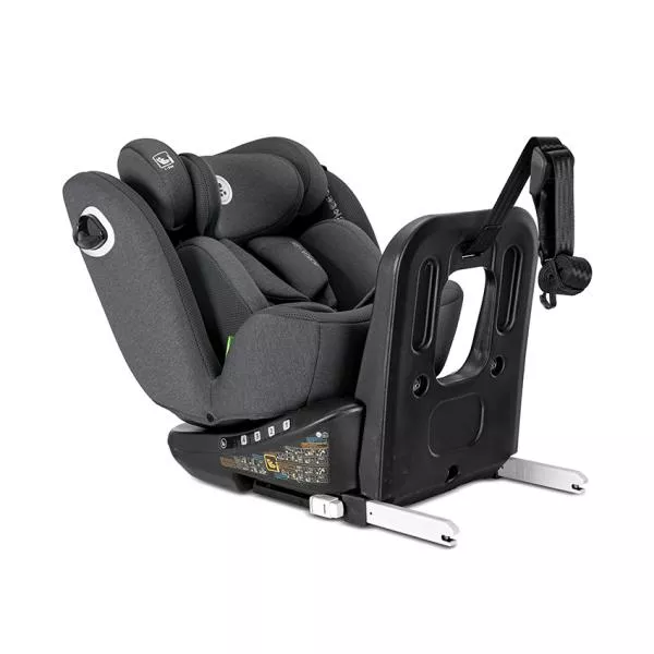 Scaun auto pentru copii, Auriga, i-Size, Isofix, anti rebound bar, rotativ 360, SPS, 0 luni-12 ani, 40-150 cm, Grey 2