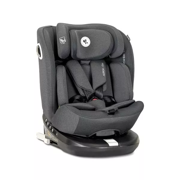 Scaun auto pentru copii, Auriga, i-Size, Isofix, anti rebound bar, rotativ 360, SPS, 0 luni-12 ani, 40-150 cm, Grey 3