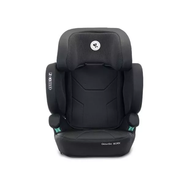 Scaun auto pentru copii, Growgo, Isofix, pliabil, protectii laterale extensibile, spatar reglabil, tetiera reglabila, 100-150 cm, 3-12 ani, Black 3