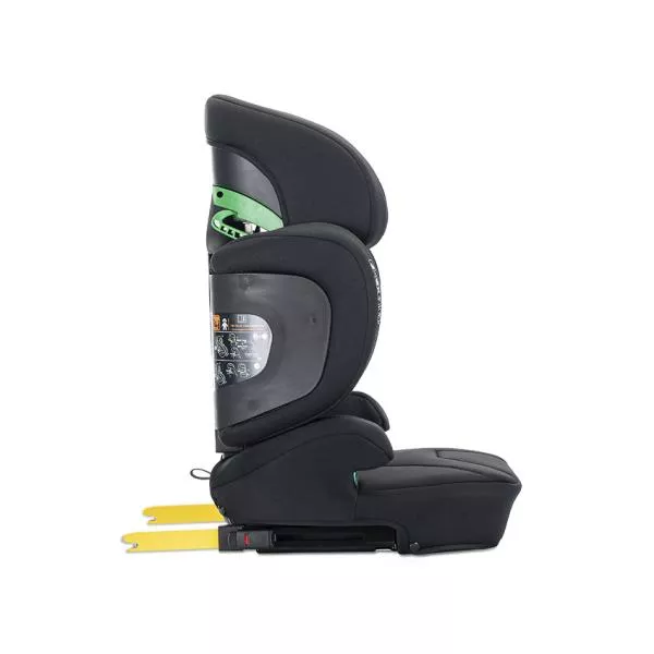Scaun auto pentru copii, Growgo, Isofix, pliabil, protectii laterale extensibile, spatar reglabil, tetiera reglabila, 100-150 cm, 3-12 ani, Black 4