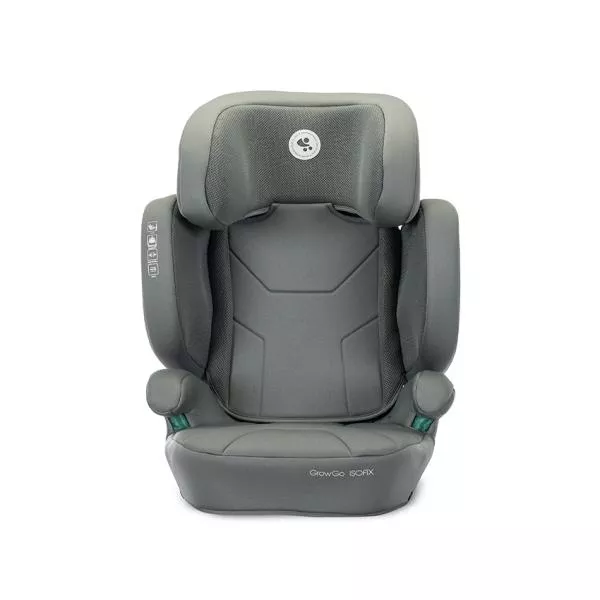 Scaun auto pentru copii, Growgo, Isofix, pliabil, protectii laterale extensibile, spatar reglabil, tetiera reglabila, 100-150 cm, 3-12 ani, Green 3