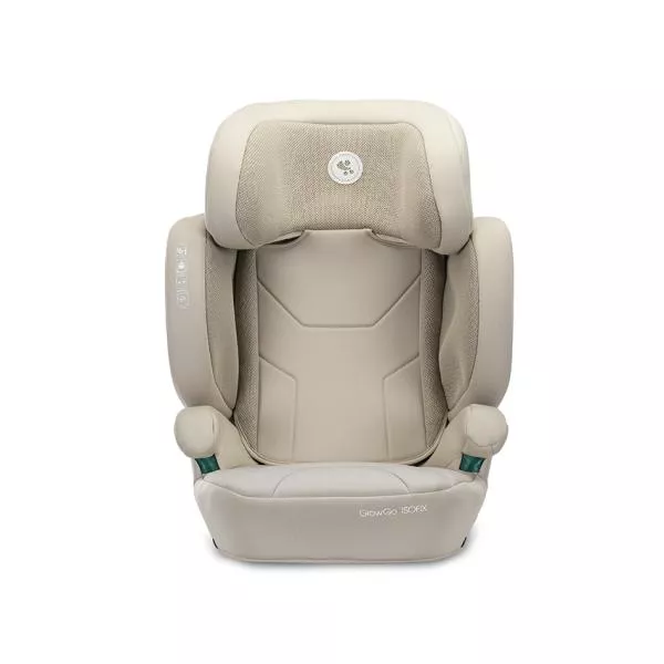 Scaun auto pentru copii, Growgo, Isofix, pliabil, protectii laterale extensibile, spatar reglabil, tetiera reglabila, 100-150 cm, 3-12 ani, Beige 3