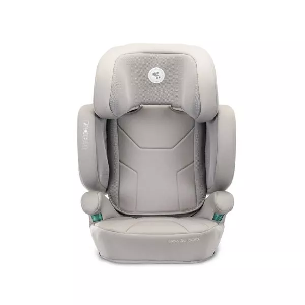 Scaun auto pentru copii, Growgo, Isofix, pliabil, protectii laterale extensibile, spatar reglabil, tetiera reglabila, 100-150 cm, 3-12 ani, Grey 3