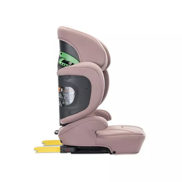 Scaun auto pentru copii, Growgo, Isofix, pliabil, protectii laterale extensibile, spatar reglabil, tetiera reglabila, 100-150 cm, 3-12 ani, Pink 4