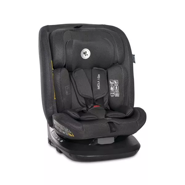 Scaun auto pentru copii, Imola, i-Size, Isofix, rotativ, 0 luni-12 ani, 40-150 cm, Black 1