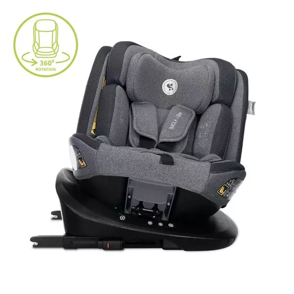 Scaun auto pentru copii, Imola, i-Size, Isofix, rotativ, 0 luni-12 ani, 40-150 cm, Grey 3