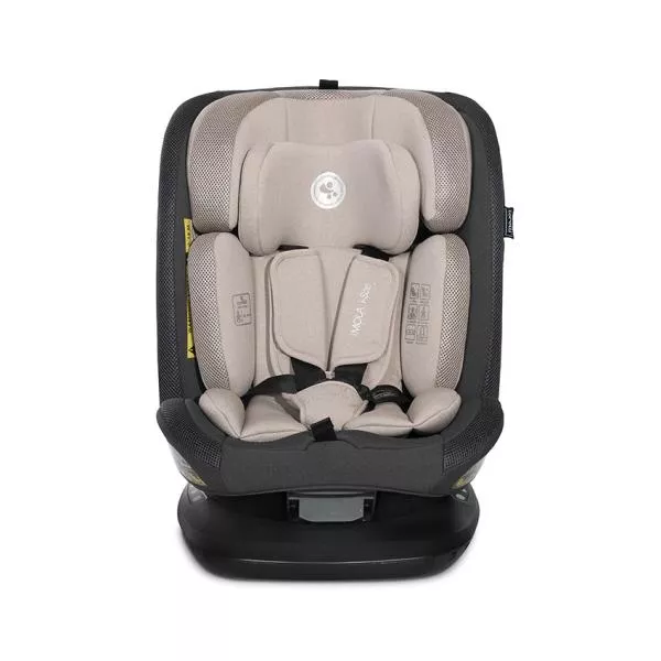 Scaun auto pentru copii, Imola, i-Size, Isofix, rotativ, 0 luni-12 ani, 40-150 cm, Beige 2