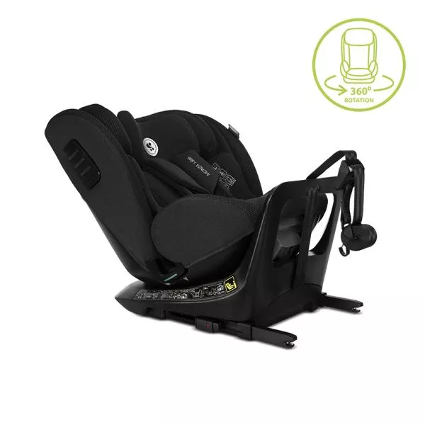 Scaun auto pentru copii, Monza, i-Size, Isofix, rotativ, anti rebound bar, rotativ, 40-150 cm,  Black 2