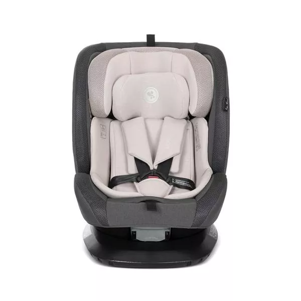 Scaun auto pentru copii, Monza, i-Size, Isofix, rotativ, anti rebound bar, rotativ, 40-150 cm, Beige 3