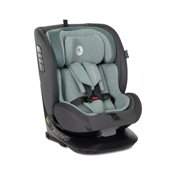 Scaun auto pentru copii, Monza, i-Size, Isofix, rotativ, anti rebound bar, rotativ, 40-150 cm, Green 1