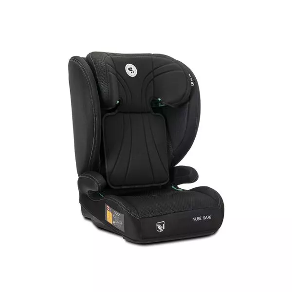 Scaun auto pentru copii, Nube Safe, protectie laterala EPS, tetiera reglabila, husa respirabila, 3-12 ani, 100-150 cm, Black 2