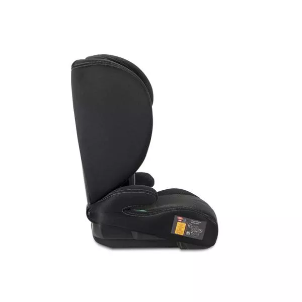 Scaun auto pentru copii, Nube Safe, protectie laterala EPS, tetiera reglabila, husa respirabila, 3-12 ani, 100-150 cm, Black 4