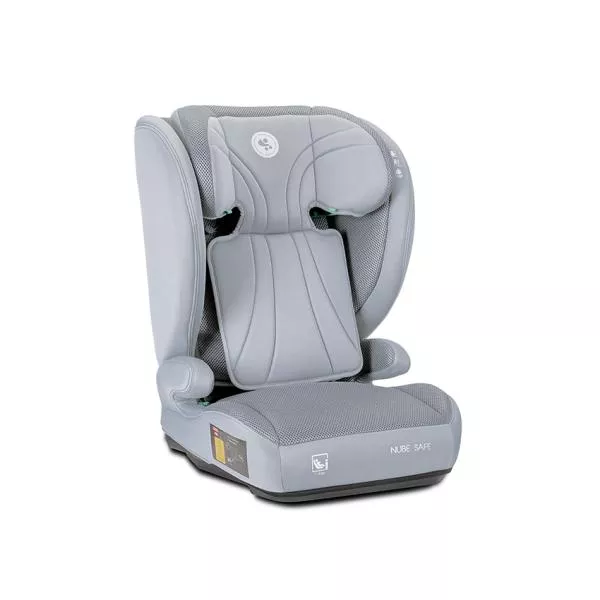 Scaun auto pentru copii, Nube Safe, protectie laterala EPS, tetiera reglabila, husa respirabila, 3-12 ani, 100-150 cm, Grey 2