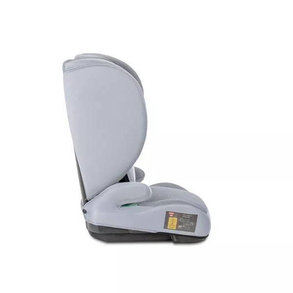 Scaun auto pentru copii, Nube Safe, protectie laterala EPS, tetiera reglabila, husa respirabila, 3-12 ani, 100-150 cm, Grey 4