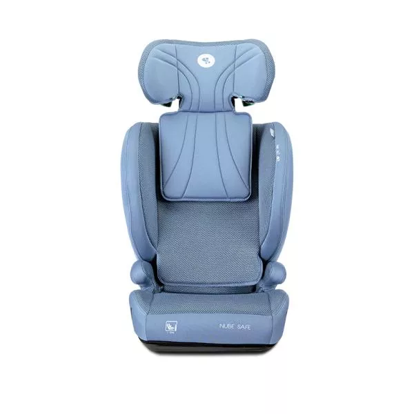 Scaun auto pentru copii, Nube Safe, protectie laterala EPS, tetiera reglabila, husa respirabila, 3-12 ani, 100-150 cm, Blue 5