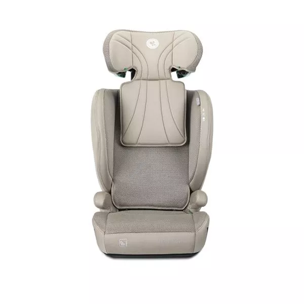 Scaun auto pentru copii, Nube Safe, protectie laterala EPS, tetiera reglabila, husa respirabila, 3-12 ani, 100-150 cm, Beige 5